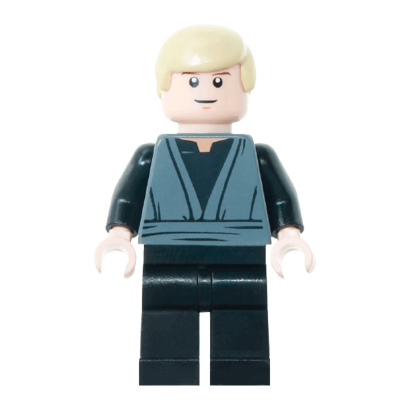 Фігурка Lego Джедай Luke Skywalker Dark Bluish Grey Robe Star Wars sw0395 Б/У - Retromagaz