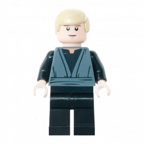 Фігурка Lego Джедай Luke Skywalker Dark Bluish Grey Robe Star Wars sw0395 Б/У