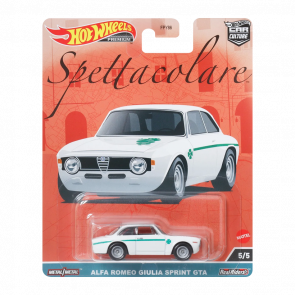 Машинка Premium Hot Wheels Alfa Romeo Giulia Sprint GTA Spettacolare 1:64 FPY86/HKC50 White - Retromagaz