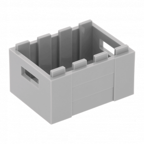 Ємність Lego Crate 2/3 3 x 4 x 1 30150 6108560 Light Bluish Grey Б/У - Retromagaz