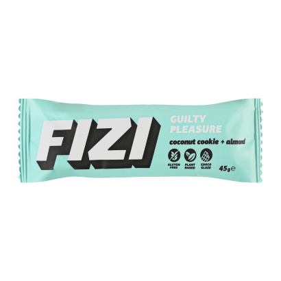 Батончик Fizi Шоколадний Guilty Pleasure Coconut Cookie & Almond 45g - Retromagaz