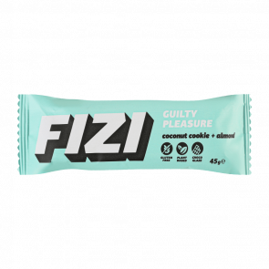 Батончик Fizi Шоколадний Guilty Pleasure Coconut Cookie & Almond 45g - Retromagaz