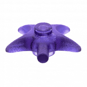 Фигурка Lego Вода Starfish Sea Star Animals x112 33122 1 4239123 6056460 Trans-Purple Б/У