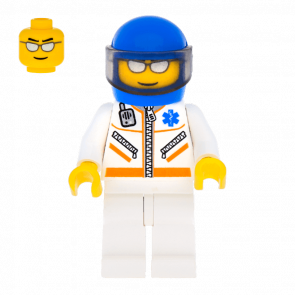 Фигурка Lego Hospital Doctor EMT Star of Life City cty0081 Б/У