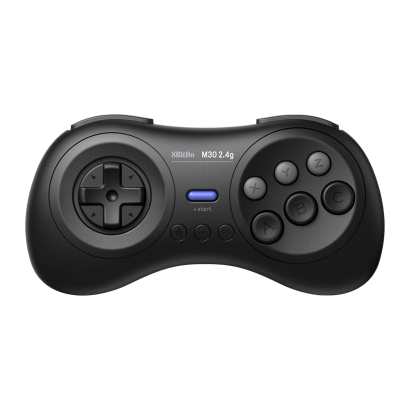 Геймпад Бездротовий 8BitDo Mega Drive M30 2.4G Black Новий - Retromagaz