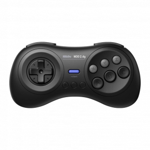 Геймпад Бездротовий 8BitDo Mega Drive M30 2.4G Black Новий - Retromagaz