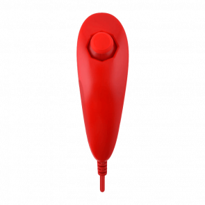 Контролер Дротовий Nintendo Wii RVL-004 Nunchuk Red 1m Б/У - Retromagaz