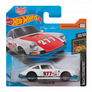 Машинка Базова Hot Wheels '71 Porsche 911 Magnus Walker Nightburnerz 1:64 FJV41 White - Retromagaz