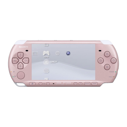 Консоль Sony PlayStation Portable Slim PSP-3ххх Модифікована 32GB Rose Pink + 5 Вбудованих Ігор Б/У - Retromagaz