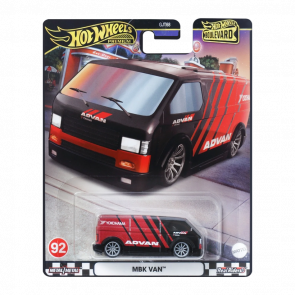 Машинка Premium Hot Wheels MBK Van Advan Boulevard 1:64 HRT67 Black - Retromagaz