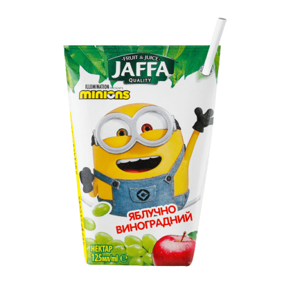 Сік Jaffa Яблучно-Виноградний Minions 125ml - Retromagaz