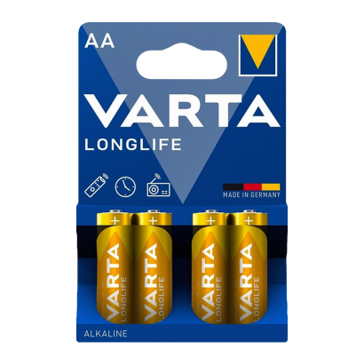 Батарейка Varta AA 4шт Bat Alkaline Longife Extra - Retromagaz