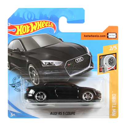 Машинка Базовая Hot Wheels Audi RS 5 Coupe Turbo 1:64 GHF39 Black - Retromagaz