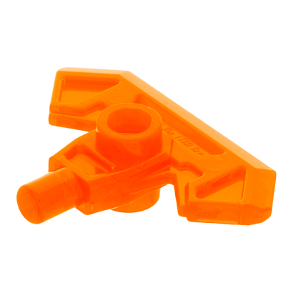 Зброя Lego Сокира Head with Bar 22407 6128870 Trans-Neon Orange 4шт Б/У - Retromagaz