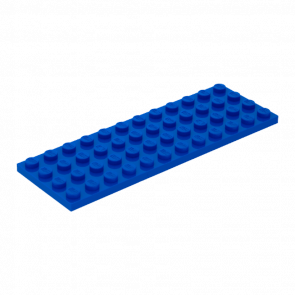 Пластина Lego Обычная 4 x 12 3029 4166870 4528850 Blue 4шт Б/У