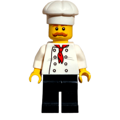 Фігурка Lego People 973pb2335 Chef Hot Dog City cty0878 Б/У - Retromagaz