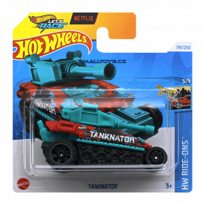 Машинка Базова Hot Wheels Tanknator Netflix Ride-Ons 1:64 HTD42 Red