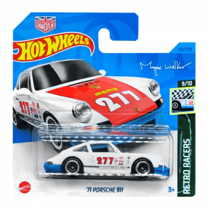 Машинка Базова Hot Wheels '71 Porsche 911 Magnus Walker Urban Outlaw Retro Racers 1:64 HKH06 White - Retromagaz