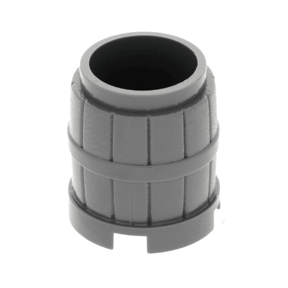 Ємність Lego 4шт Barrel 2 x 2 x 2 2489 26170 4191823 4218730 6278986 Dark Bluish Grey Б/У - Retromagaz