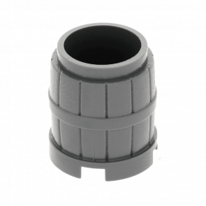 Емкость Lego 4шт Barrel 2 x 2 x 2 2489 26170 4191823 4218730 6278986 Dark Bluish Grey Б/У - Retromagaz