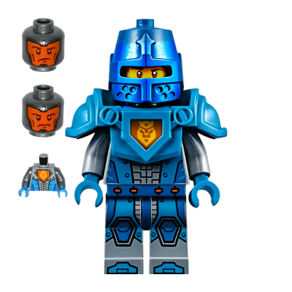 Фігурка Lego Denizens of Knighton Royal Soldier King's Guard Dark Azure Armor Nexo Knights nex039b Б/У - Retromagaz