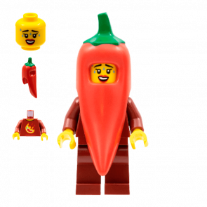 Фігурка Lego Series 22 Chili Costume Fan Collectible Minifigures col387 1 Б/У