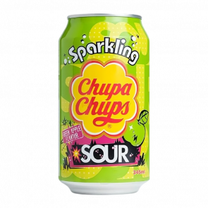 Напиток Chupa Chups Sour Apple Sparkling 345ml - Retromagaz