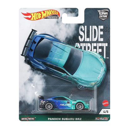 Машинка Premium Hot Wheels Pandem Subaru BRZ Falken Slide Street 1:64 GRJ81 Blue - Retromagaz