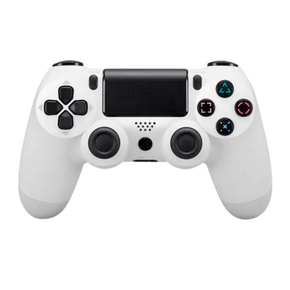 Геймпад Бездротовий RMC PlayStation 4 DoubleShock 4 White Б/У - Retromagaz