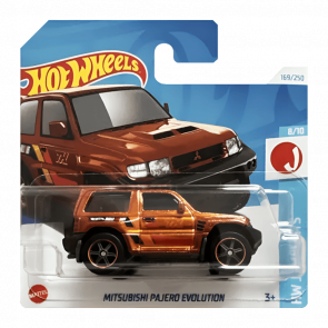 Машинка Базовая Hot Wheels Mitsubishi Pajero Evolution Super Treasure Hunt STH J-Imports 1:64 HTF38 Orange