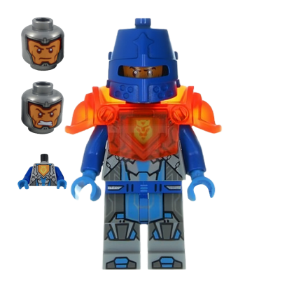 Фігурка Lego Denizens of Knighton Royal Soldier King's Guard Trans-Neon Orange Armor Nexo Knights nex122 Б/У - Retromagaz