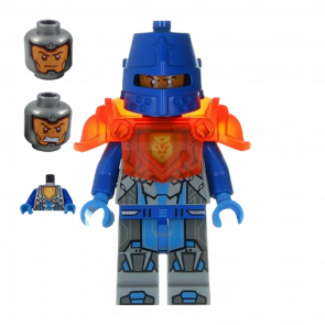 Фігурка Lego Denizens of Knighton Royal Soldier King's Guard Trans-Neon Orange Armor Nexo Knights nex122 Б/У - Retromagaz