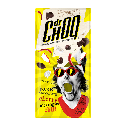 Шоколад Черный Dr. Choq Cherry Chili 150g - Retromagaz