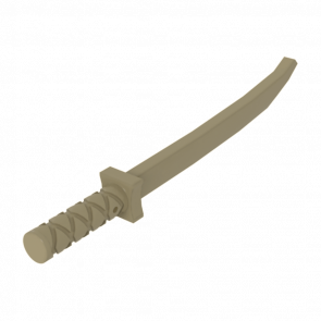 Зброя Lego Меч 4шт Shamshir Katana 21459 30173b 6139347 Tan Б/У - Retromagaz