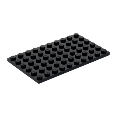 Пластина Lego Звичайна 4шт 6 x 10 3033 303326 Black Б/У - Retromagaz