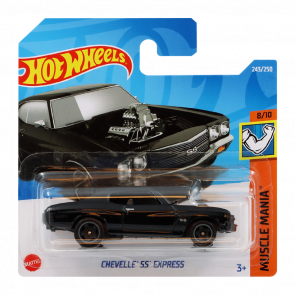 Машинка Базовая Hot Wheels Chevelle SS Express Muscle Mania 1:64 HCV18 Black