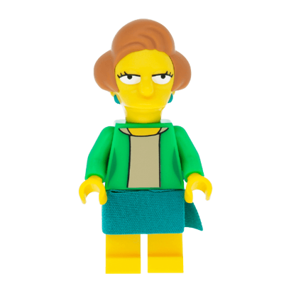 Фігурка Lego The Simpsons Edna Krabappel Cartoons sim040 Б/У - Retromagaz