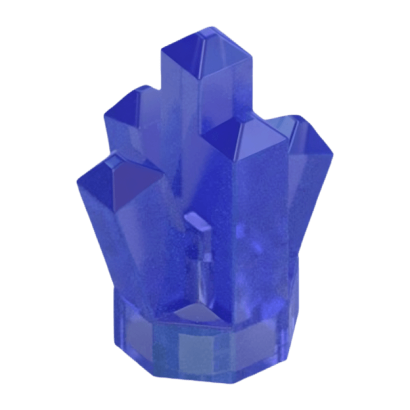 Скала Lego Драгоценность Crystal 5 Point 1 x 1 52 29377 30385 28623 6442192 6507866 Satin Trans-Purple Б/У - Retromagaz