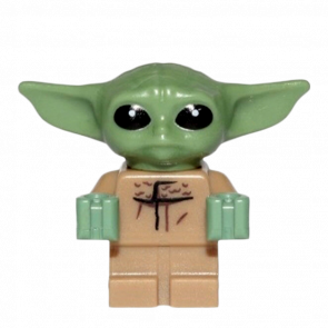 Фигурка Lego Джедай Grogu The Child Baby Yoda Star Wars sw1113 1 75378 Б/У - Retromagaz