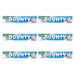 Набор Батончик Bounty с Мякотью Кокоса в Молочном Шоколаде 57g 6шт - Retromagaz