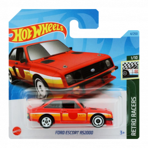 Машинка Базова Hot Wheels Ford Escort RS2000 Retro Racers 1:64 HKJ77 Red - Retromagaz