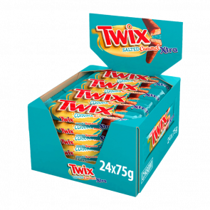 Набір Батончик Twix Печиво з Солоною Карамеллю 75g 24шт - Retromagaz