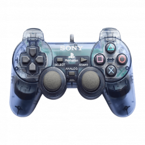 Геймпад Проводной Sony PlayStation 2 DualShock 2 Clear Grey Б/У - Retromagaz