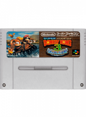 Гра Nintendo SNES Donkey Kong Country 3: Dixie Kong's Double Trouble! Japan Японська Версія Тільки Картридж Б/У - Retromagaz