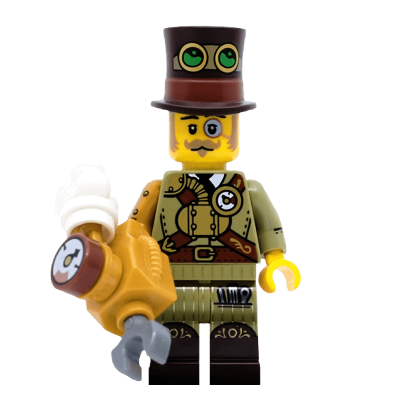 Фигурка Lego Series 27 Steampunk Inventor Collectible Minifigures 71048 col460 col27-12 Новый - Retromagaz