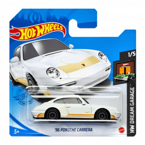 Машинка Базовая Hot Wheels '96 Porsche Carrera Dream Garage 1:64 GRY11 White - Retromagaz