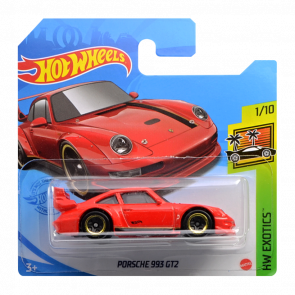 Машинка Базовая Hot Wheels Porsche 993 GT2 Exotics 1:64 GRY84 Red - Retromagaz