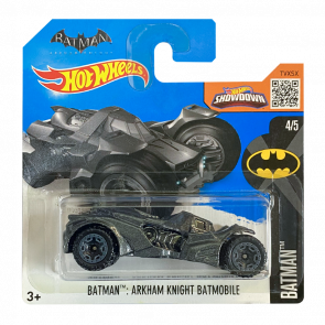 Машинка Базовая Hot Wheels Batman: Arkham Knight Batmobile Batman 1:64 DHT18 Dark Grey - Retromagaz