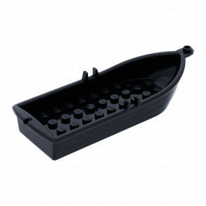 Для Судна Lego Основа Boat 14 x 5 x 2 2551 21301 4633891 Black Б/У