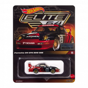 Машинка Premium Hot Wheels Porsche 911 GT2 EVO 993 Advan Elite 64 1:64 HWR94 Black